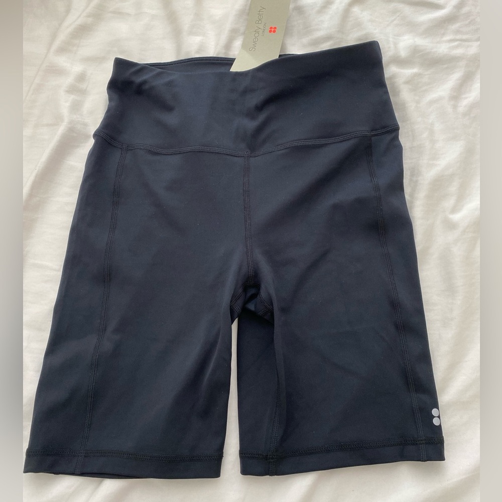 NWT Sweaty Betty Biker Shorts 8”
